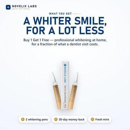 Whiter Teeth in Minutes Novelix™ Gold Pen